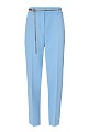Cropped trousers with detachable belt