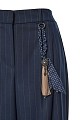 Pantalones a rayas con dije