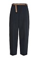Pantaloni barrel cu curea