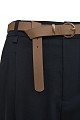 Pantaloni barrel cu curea