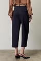 Pantaloni barrel cu curea