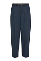 Tweed trousers with belt
