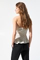 Polka dot top with scarf