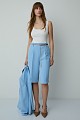 Crepe Bermuda shorts with pleats