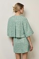 Bolero de tweed con lentejuelas